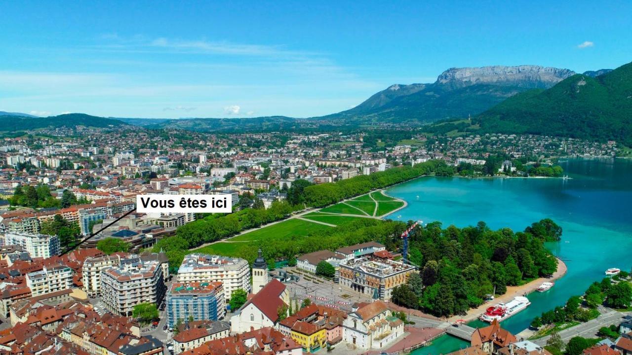 A 200M Du Lac, Au Coeur De La Vieille Ville Avec Parking アヌシー エクステリア 写真